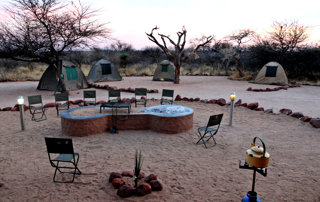 Budget camping accommodation