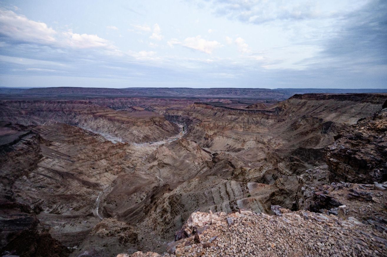 Fish River Canyon, the second largest canyon in the world, Namibia